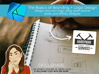 Skillshare Course: The Basics of Branding affinity designer branding design graphic design logo open sources tutorial vector