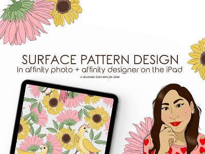 Learn to create repeat patterns on the Affinity iPad apps! affinity designer affinity ipad apps affinity ipad apps affinity photo design graphic design illustration product design surface pattern design