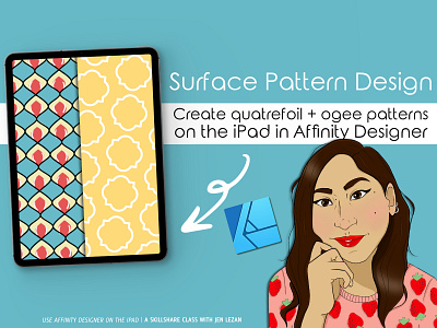 Learn to design Ogee and Quatrefoil Patterns in Affinity Designe