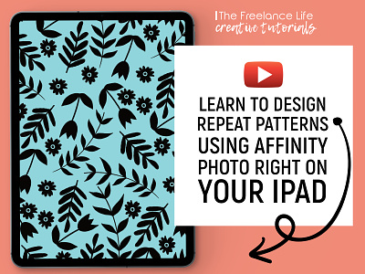 Design a Repeating Pattern Using Affinity Photo for the iPad affinity photo design graphic design illustration surface pattern design surface pattern designer