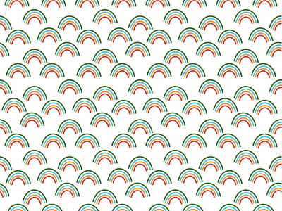 Summer Brights Rainbow Surface Pattern Design Print design graphic design illustration product design surface pattern design