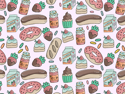 Sweet Treats Version 2 Seamless Repeat