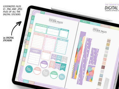 Digital Stickers for Digital Planners (Goodnotes)