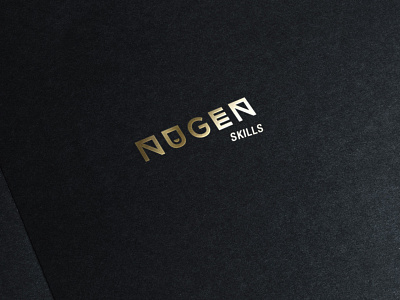 nugen skills branding forward looking identity logo logodesign logotype modern typeface nexgen skills wordmark