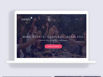 event pru Home page