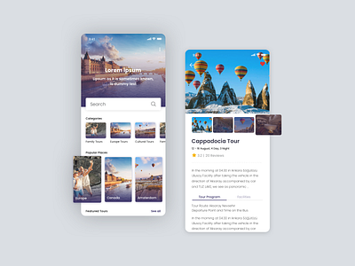 Travel App app ui ui design