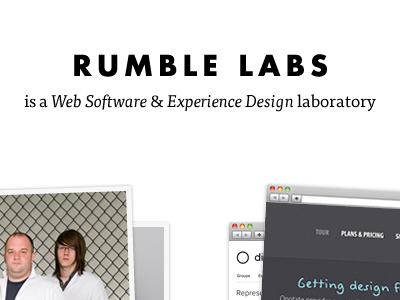 An actual website browser futura photo rumble rumble labs screenshot team tisa