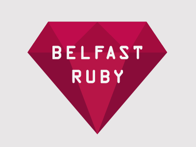 Belfast Ruby belfast brand identity labs logo rails red ruby rumble