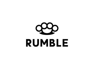 Rumble Rebrand brand identity knuckle duster logo rumble rumble labs
