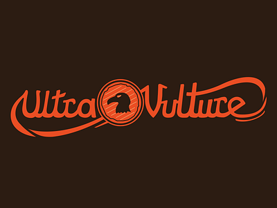 Ultra Vulture Logo lettering logo wordmark