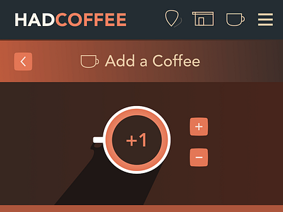 HadCoffee UI app coffee ui web