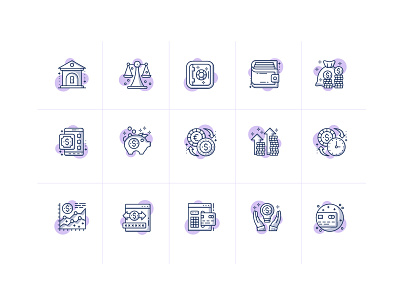 Custom Finance Icons