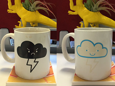 Weather Underground Magic Mug cloud coffee cup magic mug weather