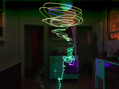 Painting with light - Microcontroller driven light wand maker