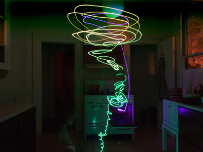 Painting with light - Microcontroller driven light wand