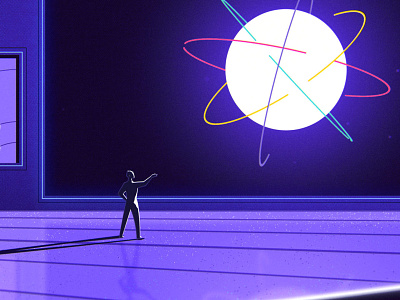 Particles 2d animation illustration motion graphics