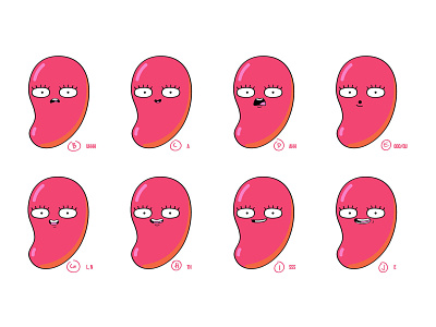 Stomach Lip Sync 2d animation design illustration photoshop