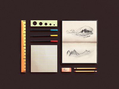 Tools of the Trade - Design colin hesterly design illustration