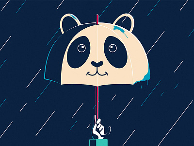 Panda 2d amex animation colin hesterly commercial illustration not to scale platinum