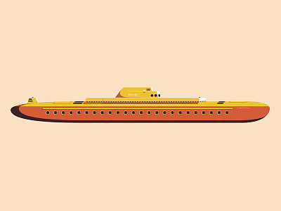 Expo '55 - Submarine Voyage colin hesterly disney disneyland expo55 graphic design illustration