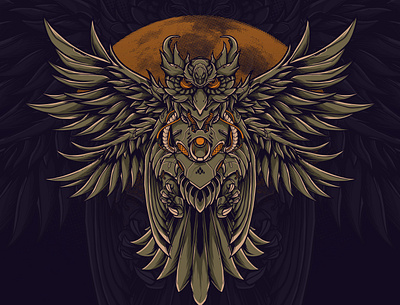 OWLABORACHINE animation artwork branding design illustration machine mecha owl robot