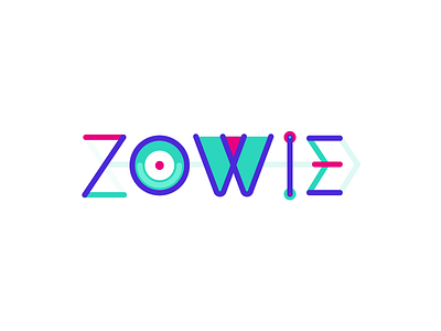 Zowie identity illustration logo type zowie