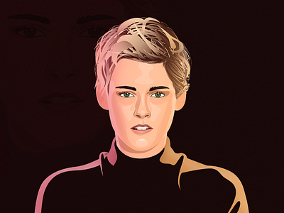 Kristen Stewart actress artwork character design digital art digital illustration hollywood illustration illustrator movie vector