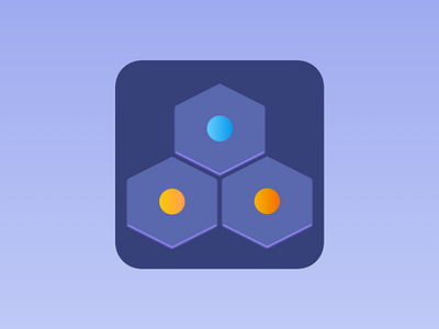 Icon for Hexadots game app androidapp app design app icon app store app ui figma illustration minimal mobie app icon mobile app design sketchapp uiuxdesign