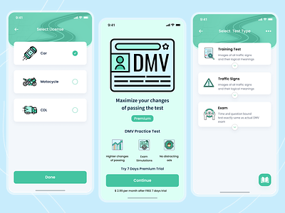 Driver Licence Exams App