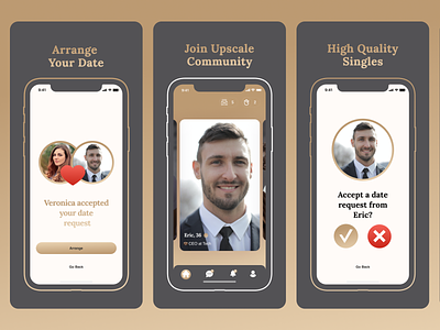 Premium Dating App Store Screenshots app store couples darting dating app design figma iosapp mobile app design mobile ui premium promo screenshots ui uiuxdesign valentines day