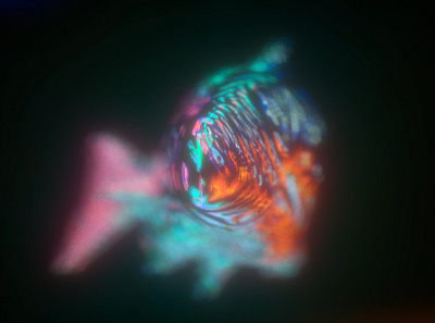Fish 3d abstract c4d digital art illustration