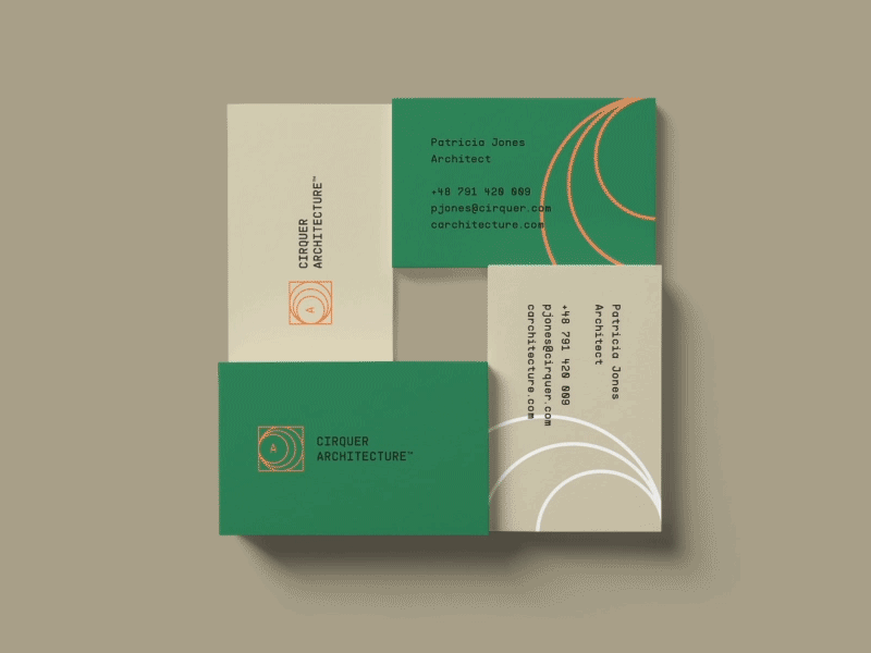 Cirquer Architecture branding buissnes cards design design agency designer logo logotype typography