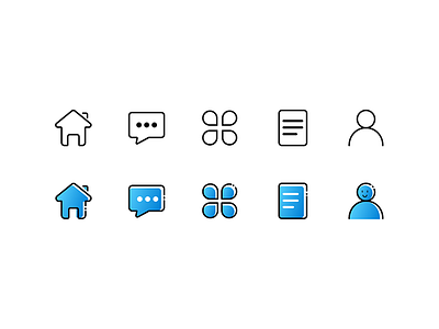 Simple few APP small icons