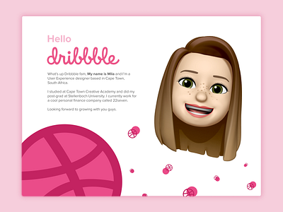 Hello Dribbble 👋 22seven capetown firstpost hellodribbble userexperiencedesigner