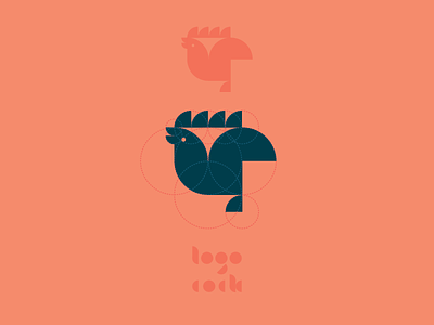 ROOSTER/COCK logo concept bird brand chanticleer cock logo rooster sign vector