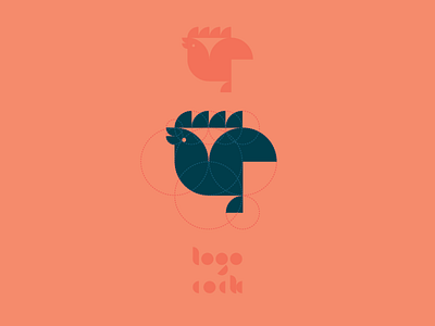 ROOSTER/COCK logo concept