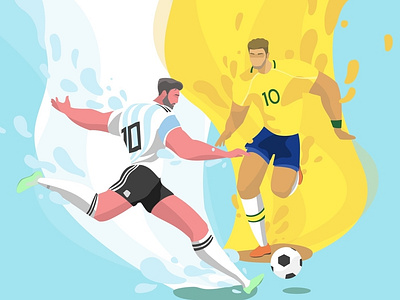 GoGoGo football illustration