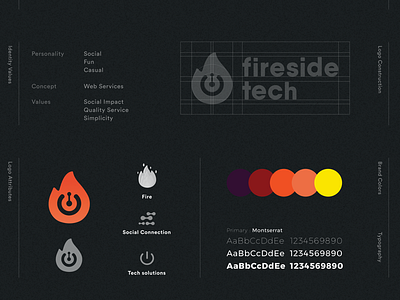 FiresideTech Logo fireside tech logo logos