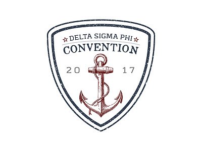 Convention Logo anchor badge event logo shield