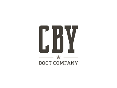 CBY Boot Co. boots logo western wordmark