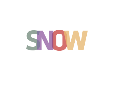 Snow logo logotype