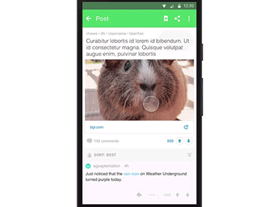 Comment Jumper android comments interaction ios jump reddit scroll ui ux