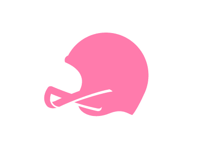 NFL Breast Cancer Awareness Logo breast cancer football identity logo nfl pink ribbon