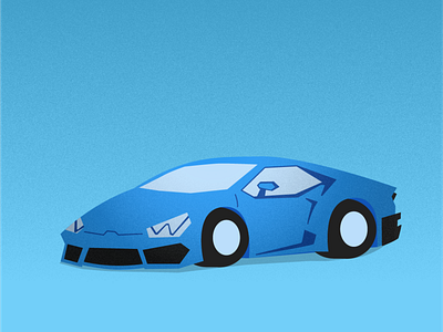 Lambtalk animation blue cars graphicdesign illustration lamborghini motiongraphics