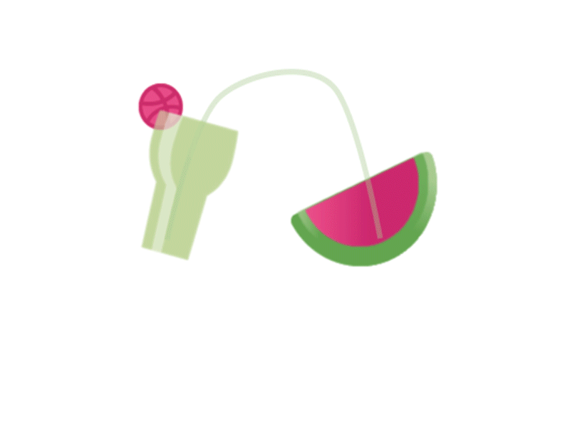 dribbble first show juice watermelon