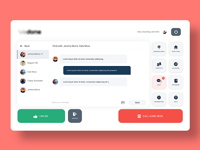 Healthcare app app chat design ios ui ux