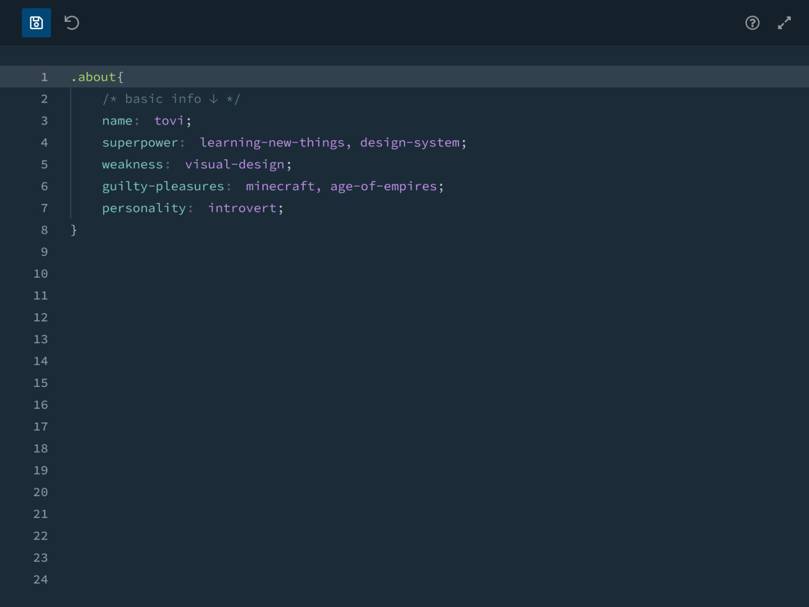 Simple embedded Code editor by Alexander Doering on Dribbble