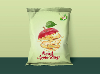 Dried Apple Rings Packaging advertising design brand branding branding design design dribbble febin raj identity minimal packaging design typography vector