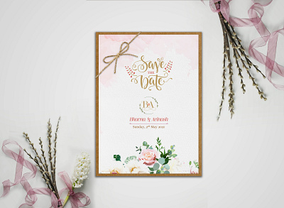 Save the date concept floral design invite design invites save the date wedding wedding card wedding design wedding invite wedding invites