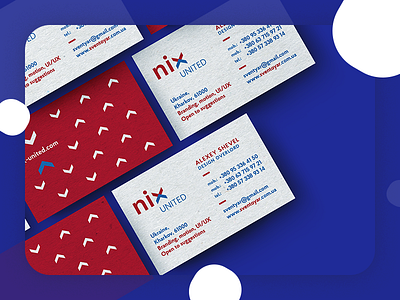 Nix United Businesscards businesscards graphic design outsource